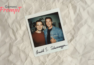 Polaroid Selfie with a Celebrity
