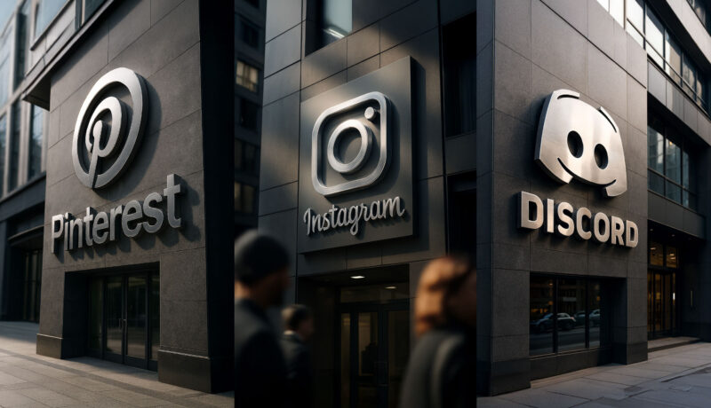 Logo on a Modern Office Building